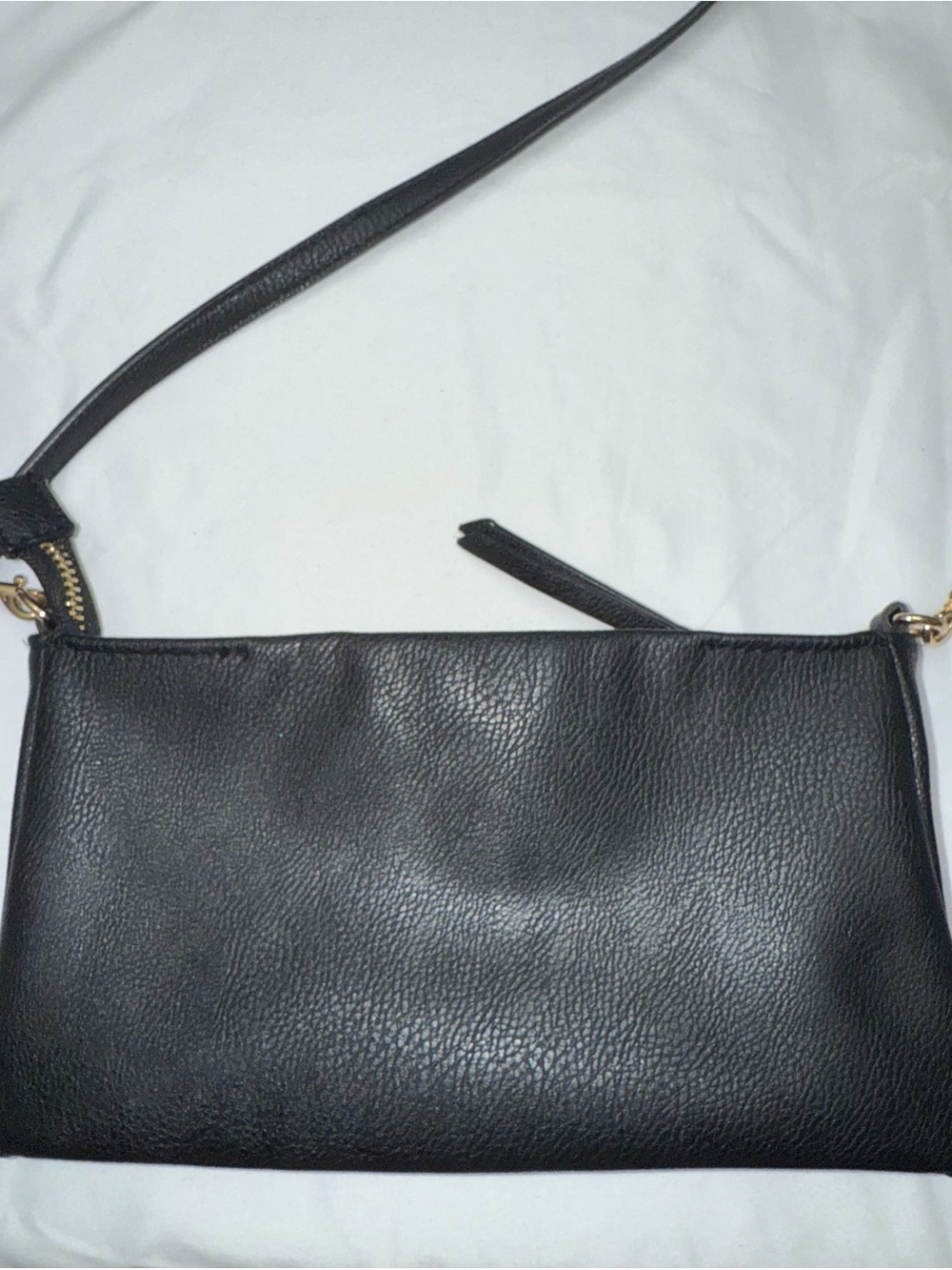 Black Crossbody Bag with Removable Adjustable Strap